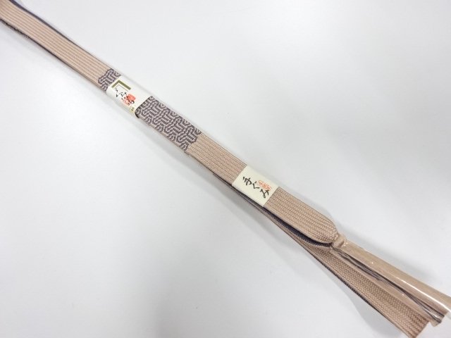 JAPANESE KIMONO / UNUSED KOREI HAND-TIED OBIJIME